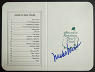 1998 Masters Golf Champion Mark O'Meara Autographed Signed Scorecard 1998 Issue