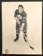 1949 Toronto Maple Leafs Vic Lynn Turofsky Photo Vintage Hockey NHL
