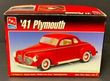 Load image into Gallery viewer, AMT ERTL 1941 Plymouth Scale 1:25 Model Car Kit Vintage Automobile
