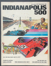Load image into Gallery viewer, 1977 61st Annual Indy 500 Vintage Racing Program AJ Foyt Wins Indianapolis
