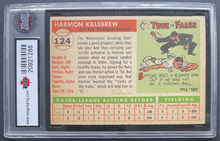Load image into Gallery viewer, 1955 Topps Baseball #124 Harmon Killebrew Rookie Card MLB Nationals KSA ENM 6
