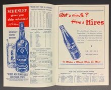 Load image into Gallery viewer, 1949 Yankee Stadium MLB Baseball Program Yankees vs Chicago White Sox DiMaggio
