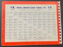 Load image into Gallery viewer, 1961 MLB American League Red Book New York Yankees Boston Red Sox Baseball VTG
