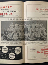 Load image into Gallery viewer, 1943 Maple Leaf Stadium Baseball Program Maple Leafs vs Syracuse Chiefs Vintage
