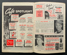 Load image into Gallery viewer, 1957 Philadelphia Phillies Vs Cincinnati Reds MLB Baseball Program Vintage
