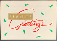 1970's Art Coulter Hockey HOFer Autographed Christmas Card To Lefty Reid Curator