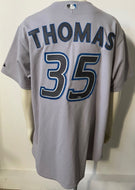 Frank Thomas Team Issued Game Used Toronto Blue Jays Road Grey Jersey MLB Holo