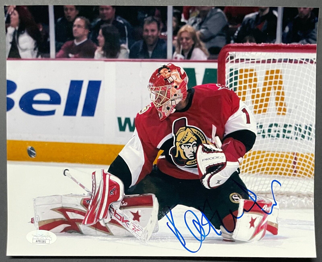 Ray Emery Signed Ottawa Senators NHL Hockey 8x10 Photo Autographed JSA