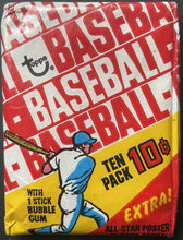 Load image into Gallery viewer, 1970 Topps Baseball Unopened Factory Sealed Wax Pack Munson Mays

