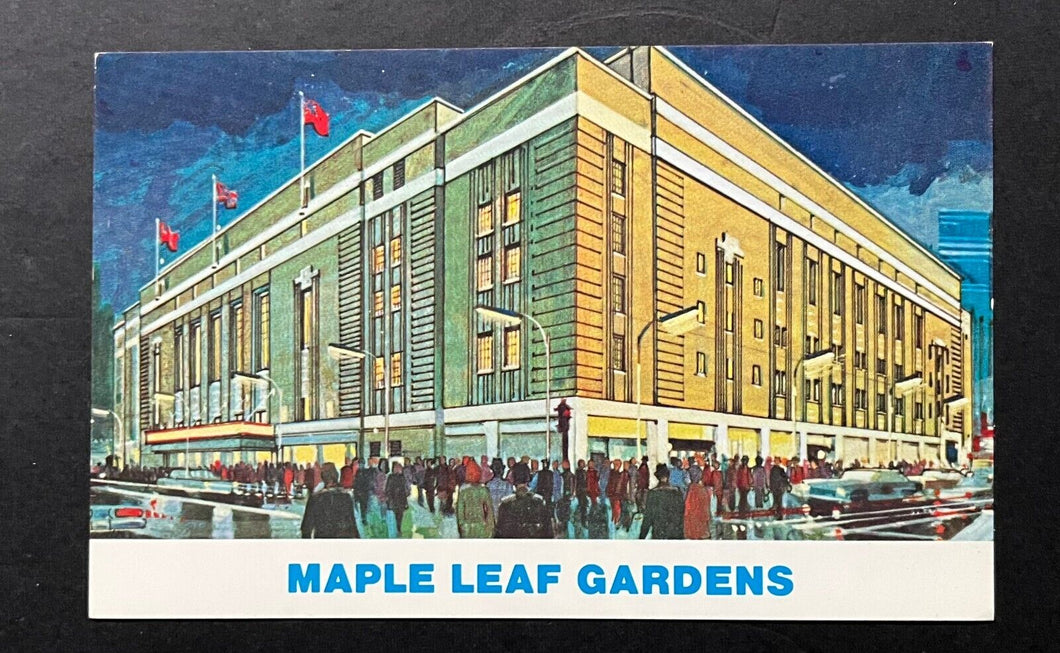 1960's Maple Leaf Gardens Home Of The Toronto Maple Leafs NHL Hockey Postcard