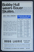 Load image into Gallery viewer, 1966 Maple Leaf Gardens OHA Major Jr A Season Opener Program Toronto vs Flyers
