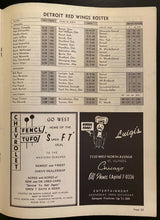 Load image into Gallery viewer, 1969 NHL Hockey Program Detroit Red Wings Chicago Blackhawks Gordie Howe Cover
