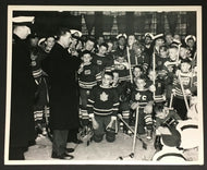 Vintage 1950's Canadian Armed Forces Maurice Richard Hockey Photo Stamped
