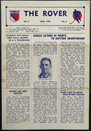 1941 New York Rovers Eastern Amateur Hockey League Newsletter Whitey Fountain