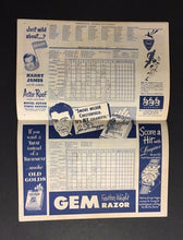 Load image into Gallery viewer, 1950 Yankee Stadium Program Boston Red Sox vs New York Yankees Vtg MLB Baseball
