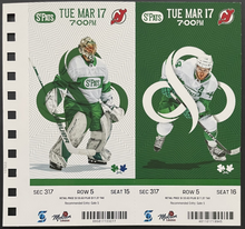 Load image into Gallery viewer, 03/17/2020 NHL Hockey St. Patty&#39;s Night Ticket x2 Maple Leafs vs New Jersey
