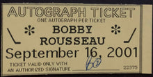 Load image into Gallery viewer, 1968 Montreal Canadiens Bobby Rousseau Autographed Hockey Program Cover Bruins
