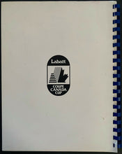 Load image into Gallery viewer, 1987 Rare Canada Cup Hockey Media Guide Legendary Tournament Schedule + Profiles
