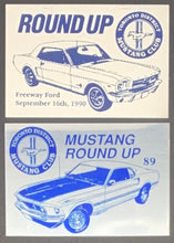 Load image into Gallery viewer, 9 Different Ford Mustang Metal Car Rally Participants Plaque Badges Toronto
