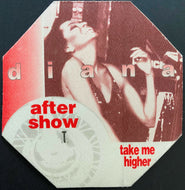 1995 Diana Ross Tour Unused After Show Backstage Pass Take Me Higher Vintage
