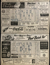 Load image into Gallery viewer, 1941 Briggs Stadium MLB Baseball Program Detroit Tigers vs New York Yankees
