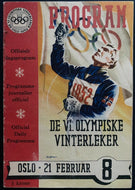 1952 Winter Olympics Program Oslo Norway Edmonton Mercurys Men's Ice Hockey