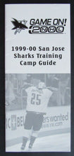 Load image into Gallery viewer, 2000 Official San Jose Sharks Training Camp Guide NHL Hockey Vintage
