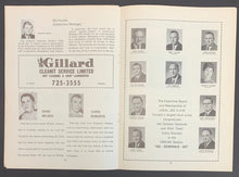 Load image into Gallery viewer, 1965 Oshawa Civic Auditorium Hockey Program JR A Game Generals vs  JR Canadiens
