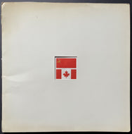 1972 Prototype + Final Program Issued At USSR vs Canada Hockey Summit Series