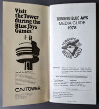 Load image into Gallery viewer, 1978 Toronto Blue Jays Media Guide Second Season MLB Baseball Vintage
