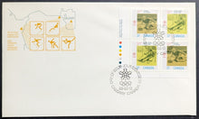 Load image into Gallery viewer, 1988 Calgary Winter Olympics First Day Covers x5 XV Olympic Winter Games Vintage

