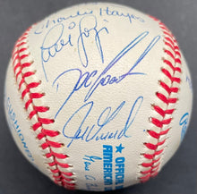 Load image into Gallery viewer, 1997 New York Yankees Team Signed Baseball Autographed JSA Jeter Rivera Torre
