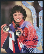 1994 Bonnie Blair Autographed Signed Photo Winter Olympics Gold Medalist Vintage