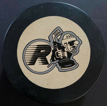 Load image into Gallery viewer, Kingston Raiders OHA Major Jr. A Game Puck Vintage Hockey Used Inglasco
