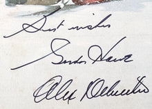 Load image into Gallery viewer, 1971 Autographed Signed Gordie Howe Alex Delvechio Detroit Red Wings Program JSA
