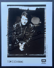 Load image into Gallery viewer, Tom Cochrane Autographed Photo Vintage Musician Celebrity Signed
