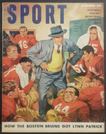 1950 Sport Magazine December Red Grange Lynn Patrick Boston Red Sox MLB NHL NFL