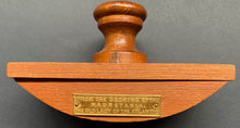 Load image into Gallery viewer, 1906 RMS Mauretania Wood Display Piece Deck Salvaged Vintage Ship Historical

