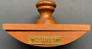 1906 RMS Mauretania Wood Display Piece Deck Salvaged Vintage Ship Historical