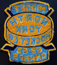 Load image into Gallery viewer, 1962-1963 Midget Hockey League Champions Vintage Patch North York Ontario Crest
