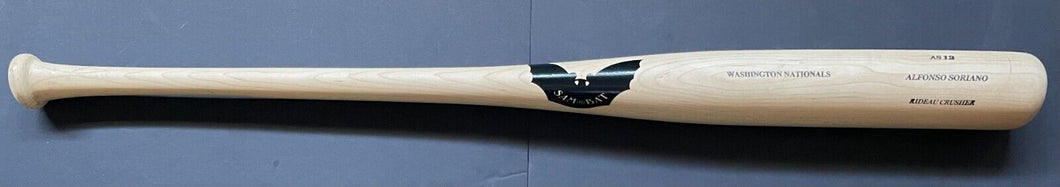 Alfonso Soriano Game Issued Signed Autographed Baseball Bat Washington Nationals