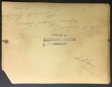 Load image into Gallery viewer, 1924 Alexandra Studios Toronto Photo HOFER Jockey Frank Mann Empire Purse Horse

