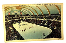 Load image into Gallery viewer, 1948 Hershey Sports Hockey Arena AHL Champion Bears Pictured Postcard
