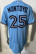 Charlie Montoyo 2020 Team Issued Toronto Blue Jays Powder Blue Jersey MLB Holo