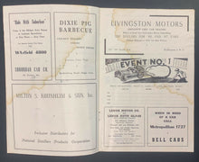 Load image into Gallery viewer, 1948 Midget Auto Races Program Lanham Speedway Capitol Tire Distributors Racing
