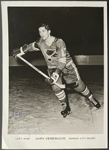 Load image into Gallery viewer, 1967/68 Kansas City Type 1 Press Photo Gary Veneruzzo Hockey Autographed
