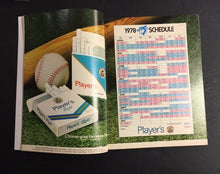 Load image into Gallery viewer, 1978 Toronto Blue Jays Vs Cleveland Indians Score Book Program MLB Baseball
