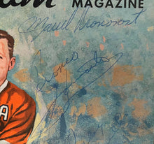 Load image into Gallery viewer, 1960 Montreal Forum NHL Hockey All Star Game Program Autographed x19 Signed JSA
