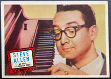 Load image into Gallery viewer, 1957 Topps Hit Stars Trading Card Steve Allen #81 Non Sports Vintage
