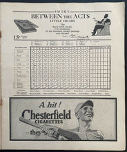 Load image into Gallery viewer, 1924 World Series Baseball Program Game 3,4,5 Washington Senators vs Giants
